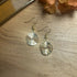 Lovely Butterfly Disc Charm Earrings