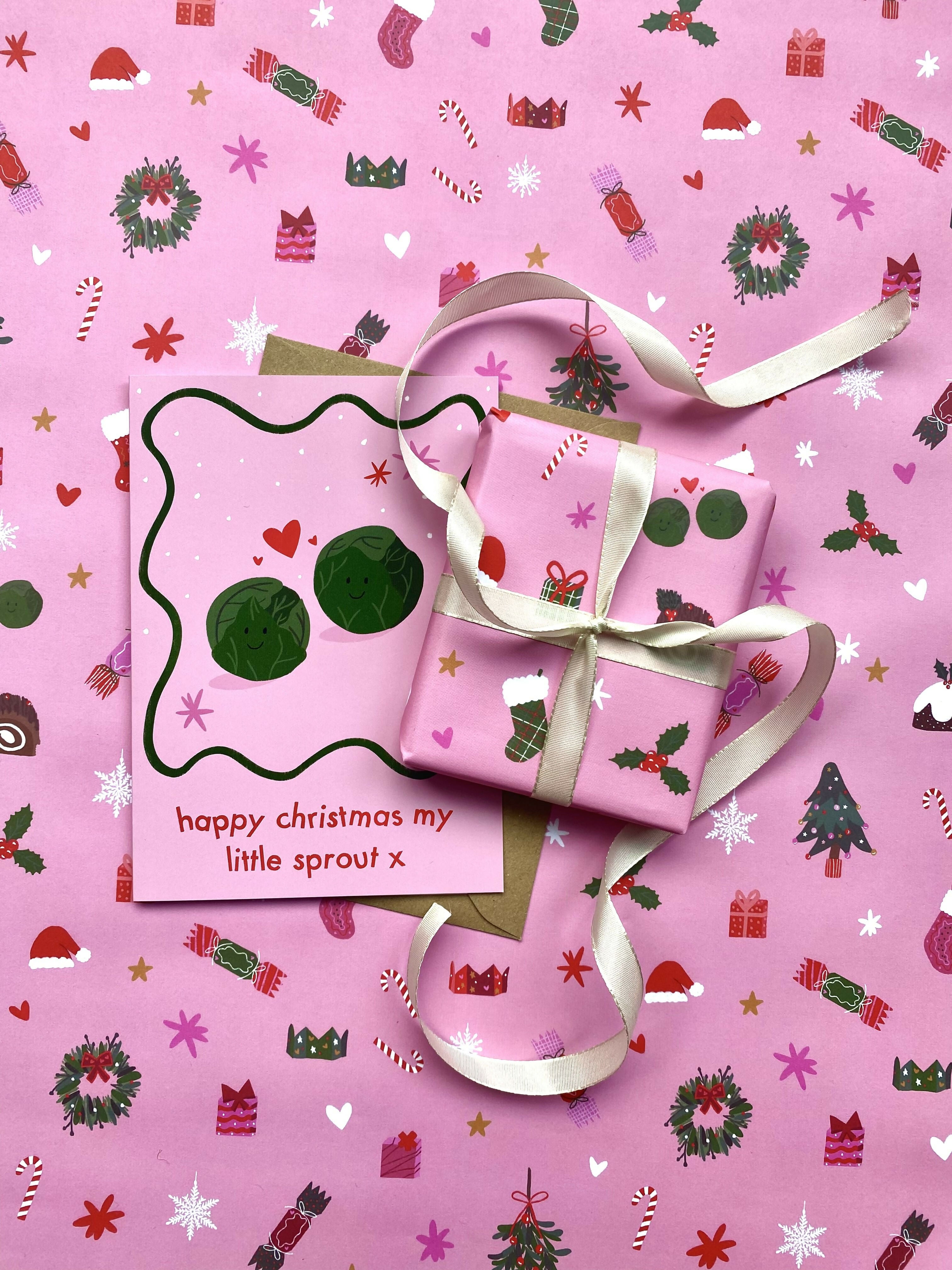Happy Christmas My Little Sprout card