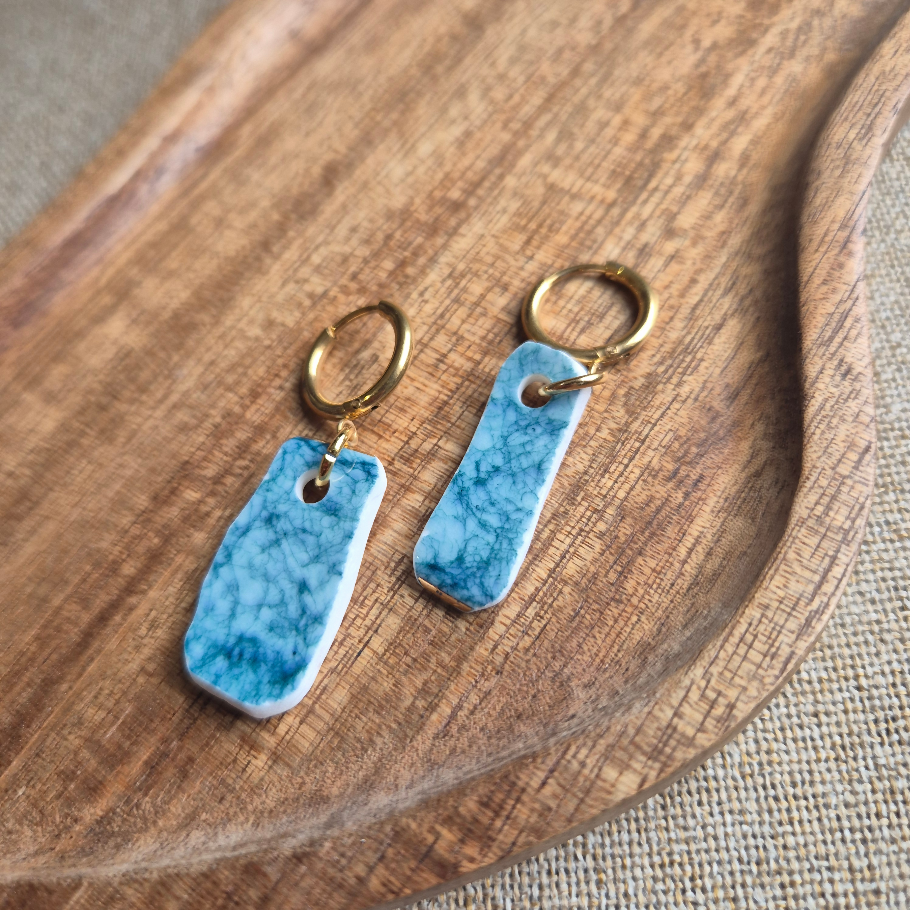 Recycled Ceramic Earring