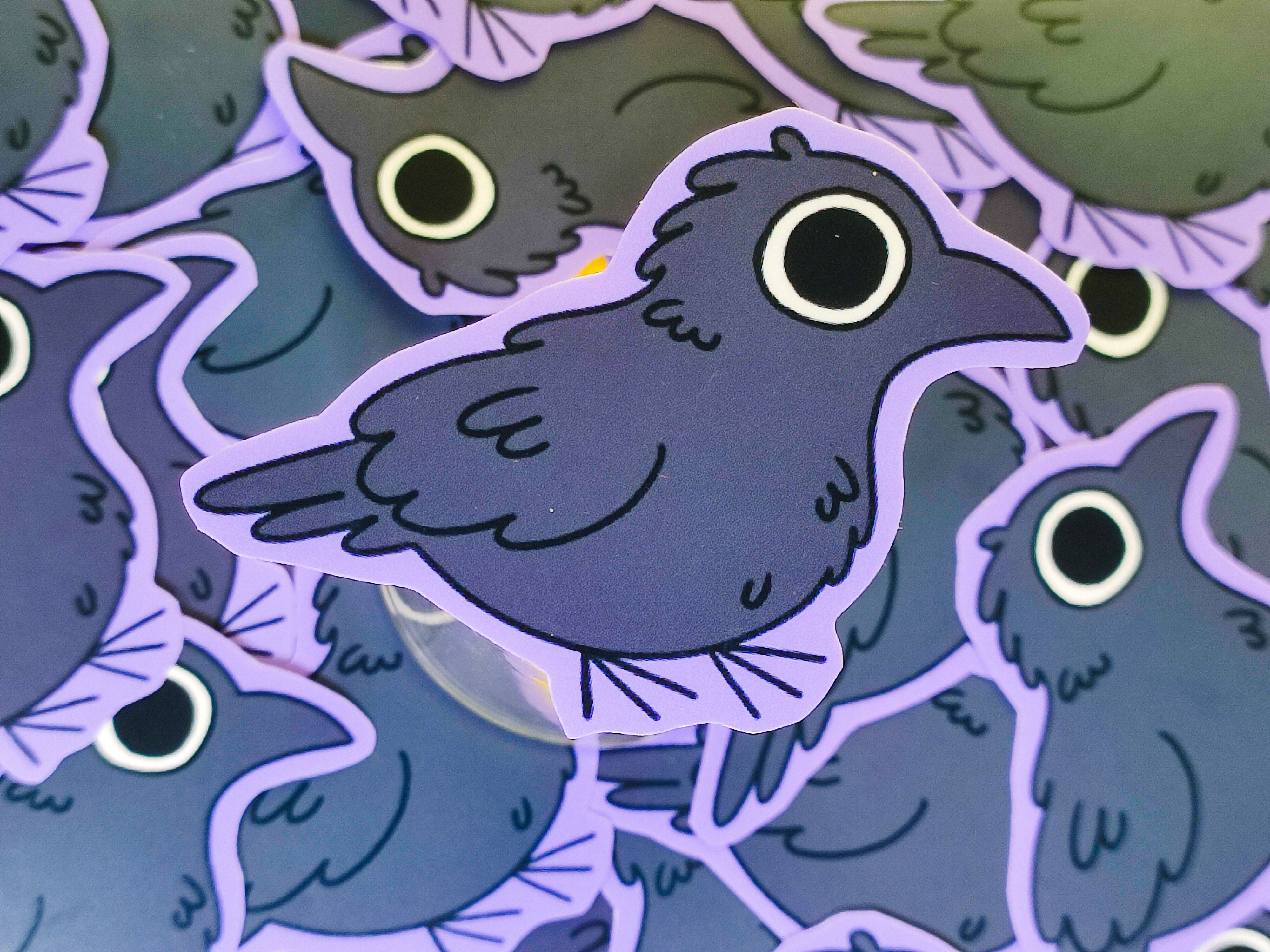 Crow Vinyl Sticker