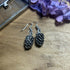 Lovely Silver Plated Pinecone Earrings