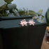 Handmade Daffodil Silver Studs