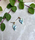 Aqua Collection - Teardrop Polymer Clay Earrings
