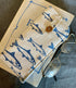Fish Print Glasses Case