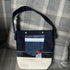 Unique Handcrafted Denim Tote Bag Made From Upcycled Jeans With Applique