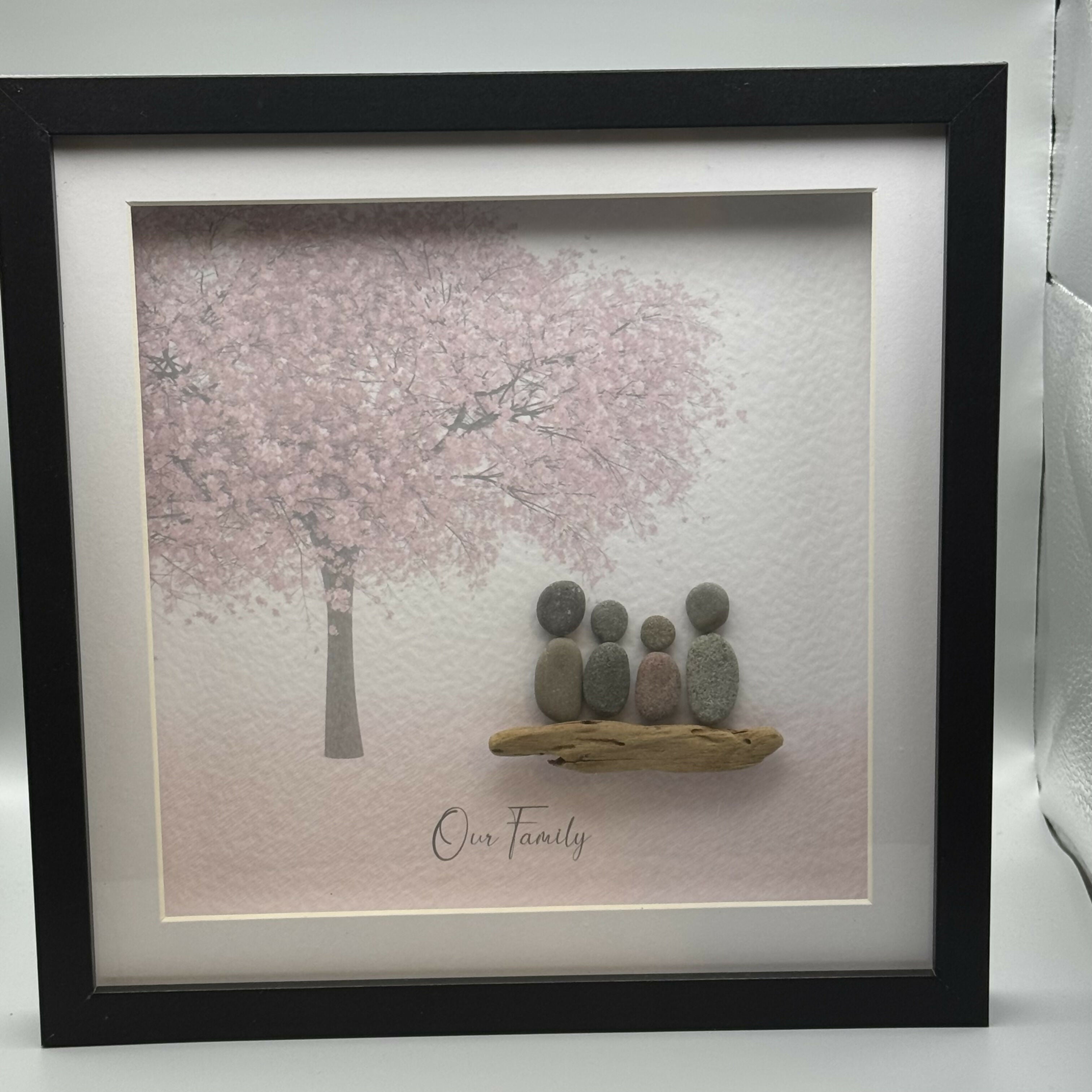 Family Tree Blossom Scene - Square Medium