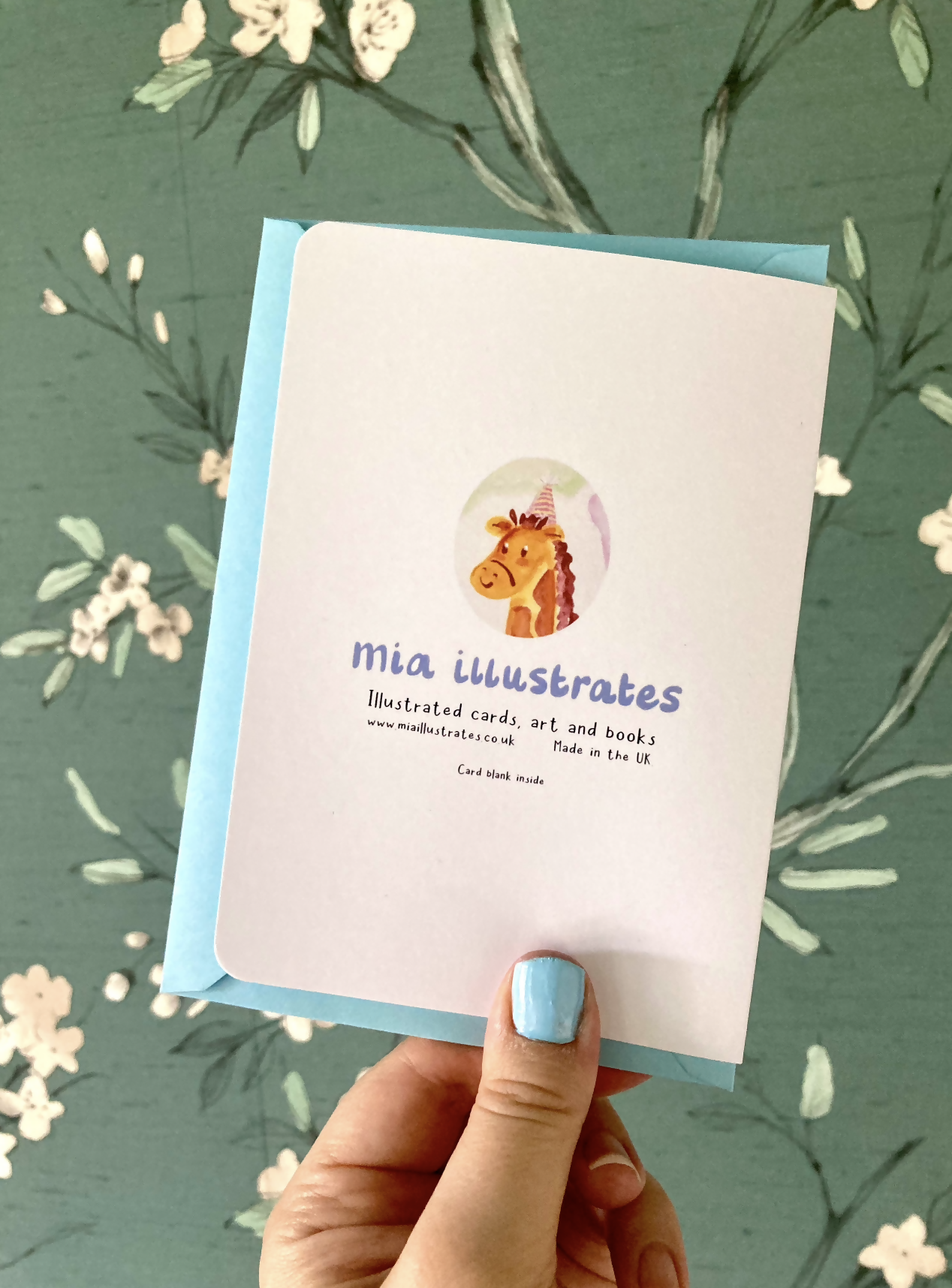 Happy Birthday Giraffe Card