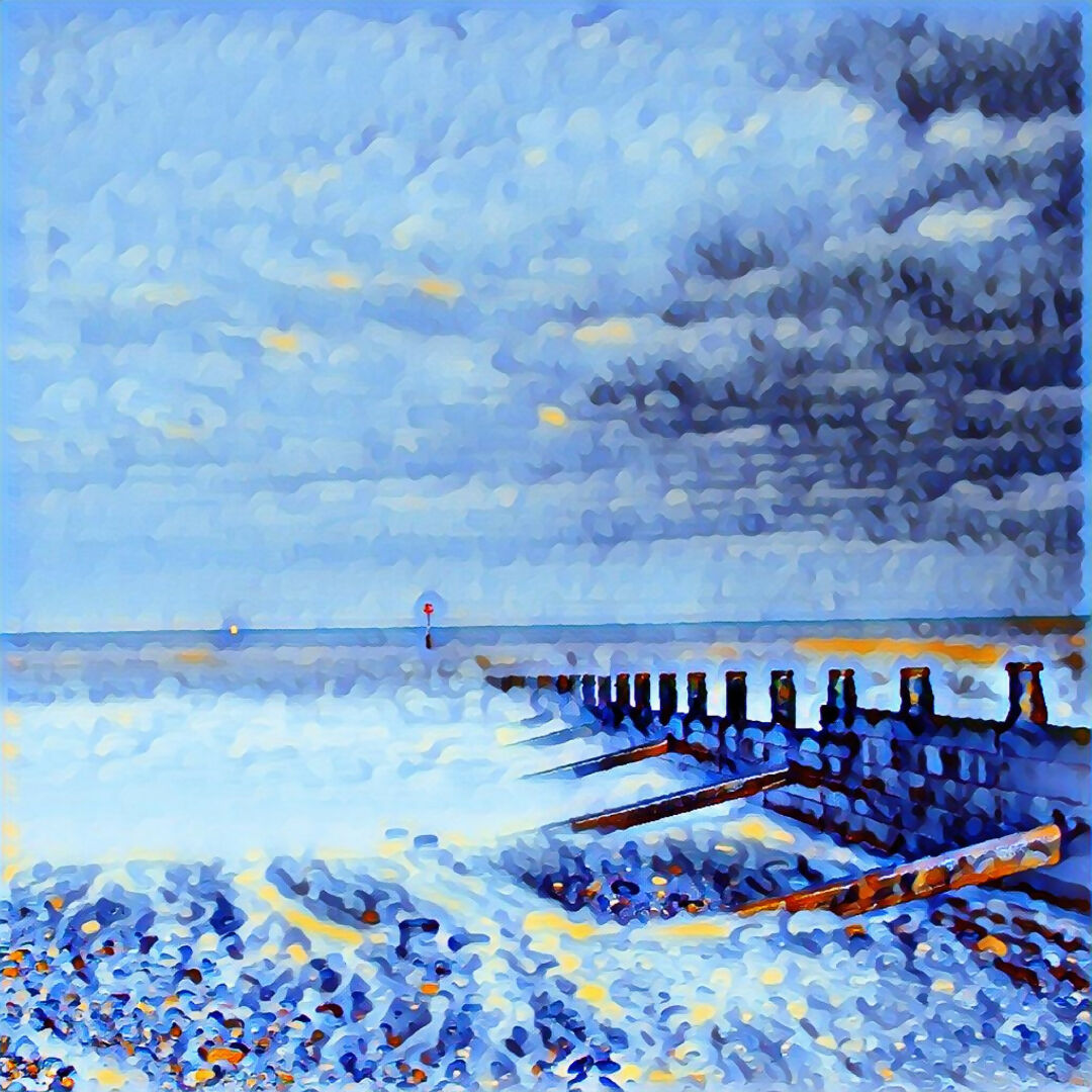 A stroll along the beach