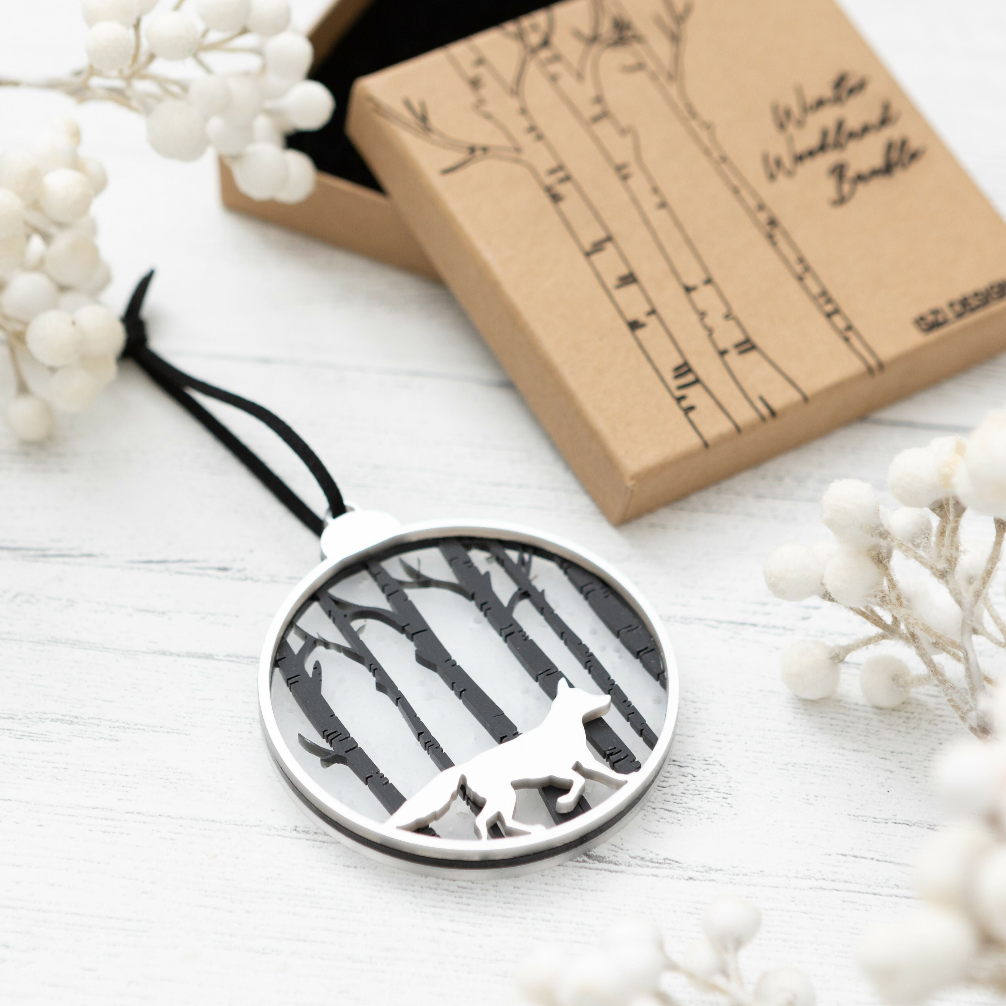 Fox Winter Woodland Bauble