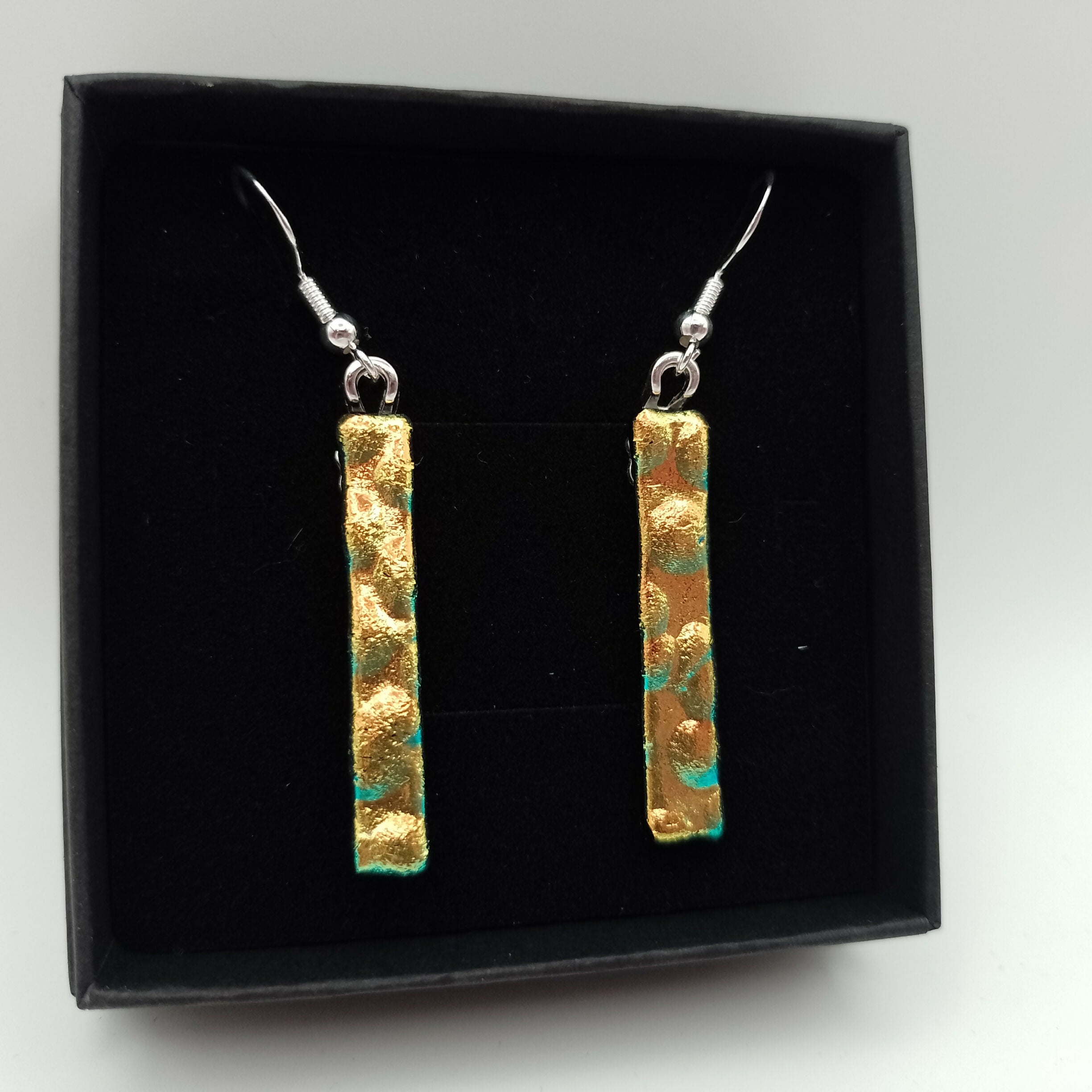 Gold Ripple Earrings