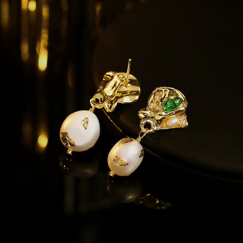 Baroque Pearl Earrings | Opulent Elegance | Art & Soul