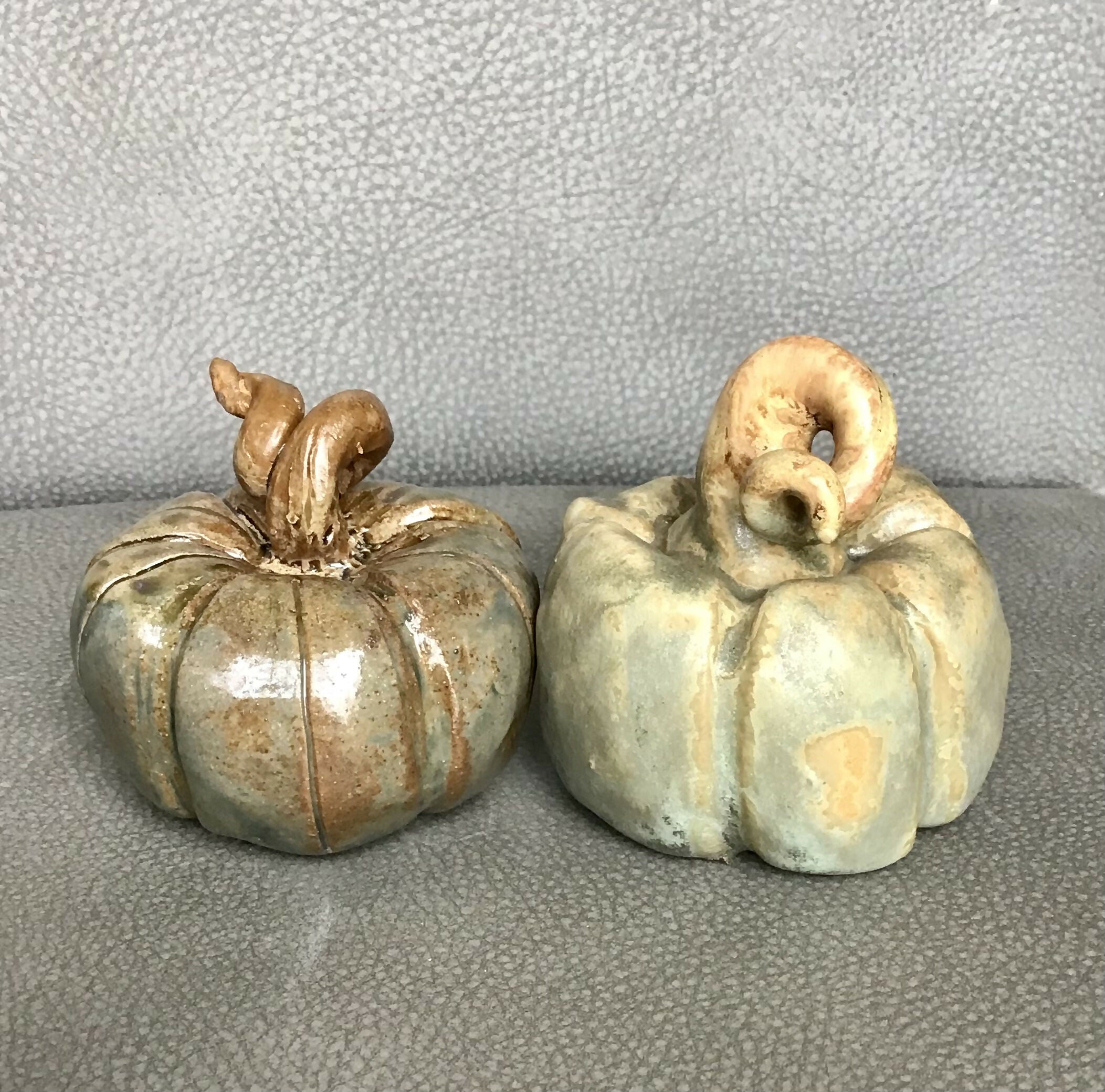 Ceramic Sculpted Pumpkin