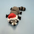 3D Printed SMALL: Articulated Sensory Fidget Animals friend Santa Raccoon 10cm