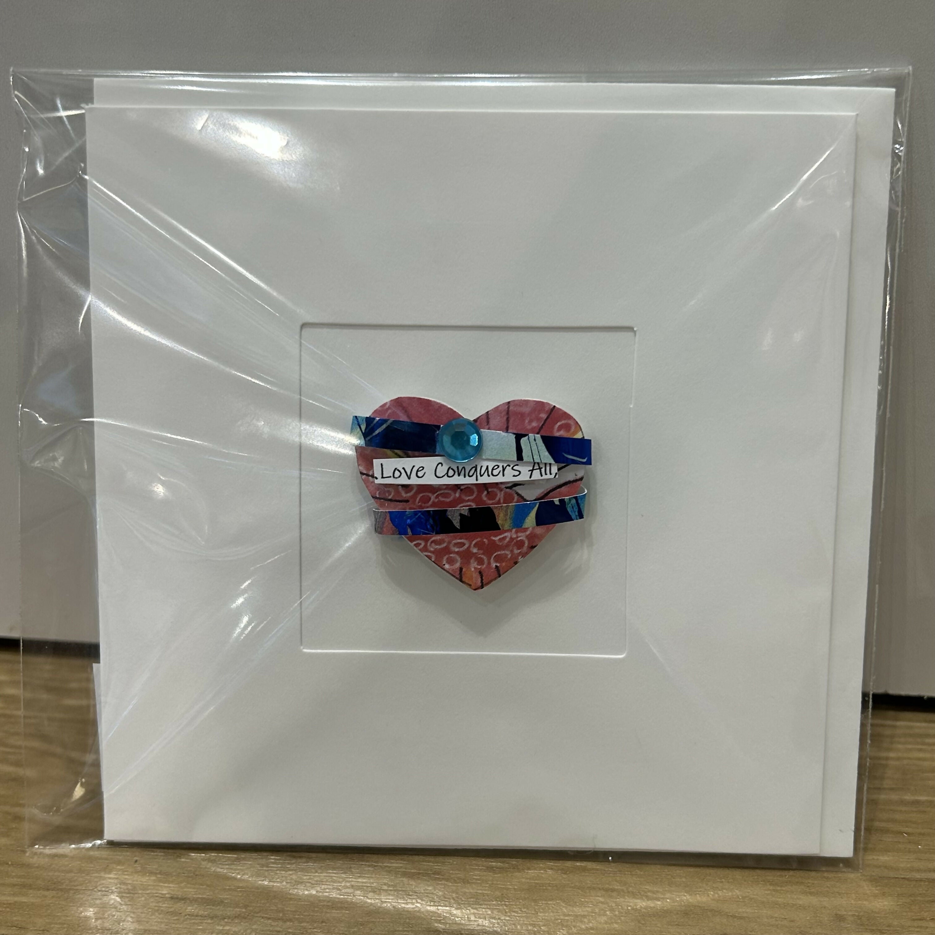 Love Conquers All Handmade Card