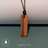 Natural Grain Wood Pendant