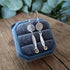 Handmade Silver Fish Earrings With Gold Accents