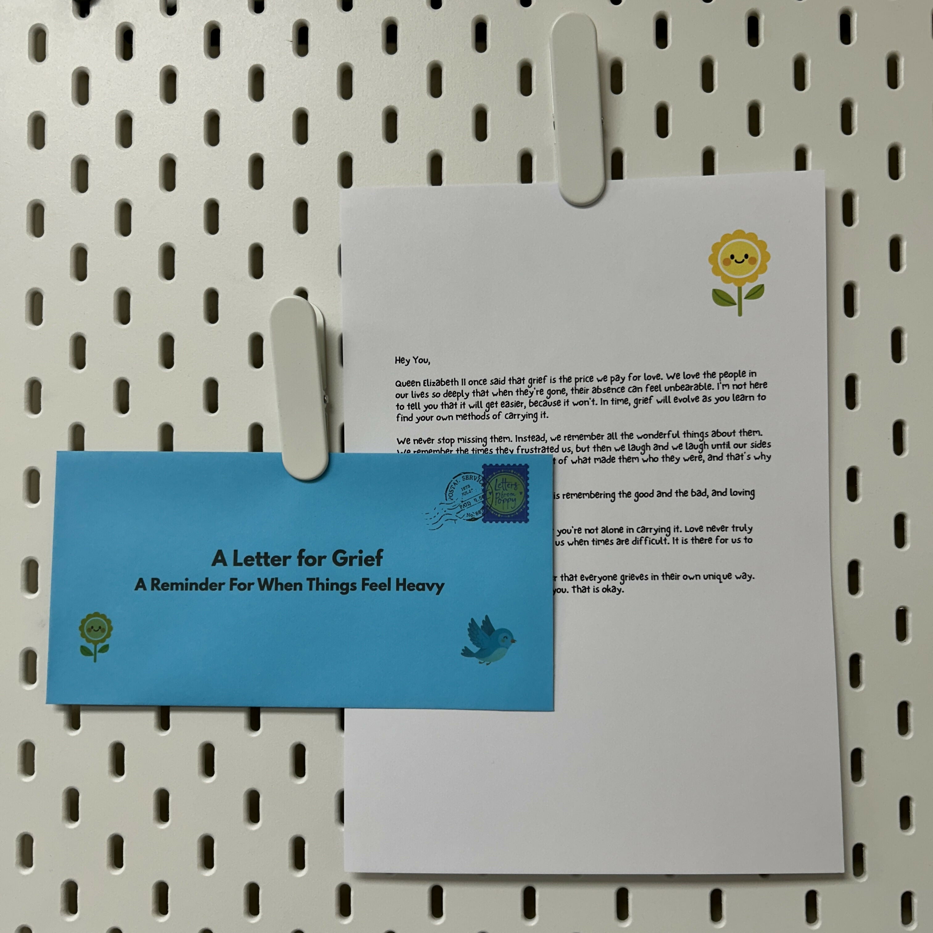 Grief Letter for When Things Feel Heavy
