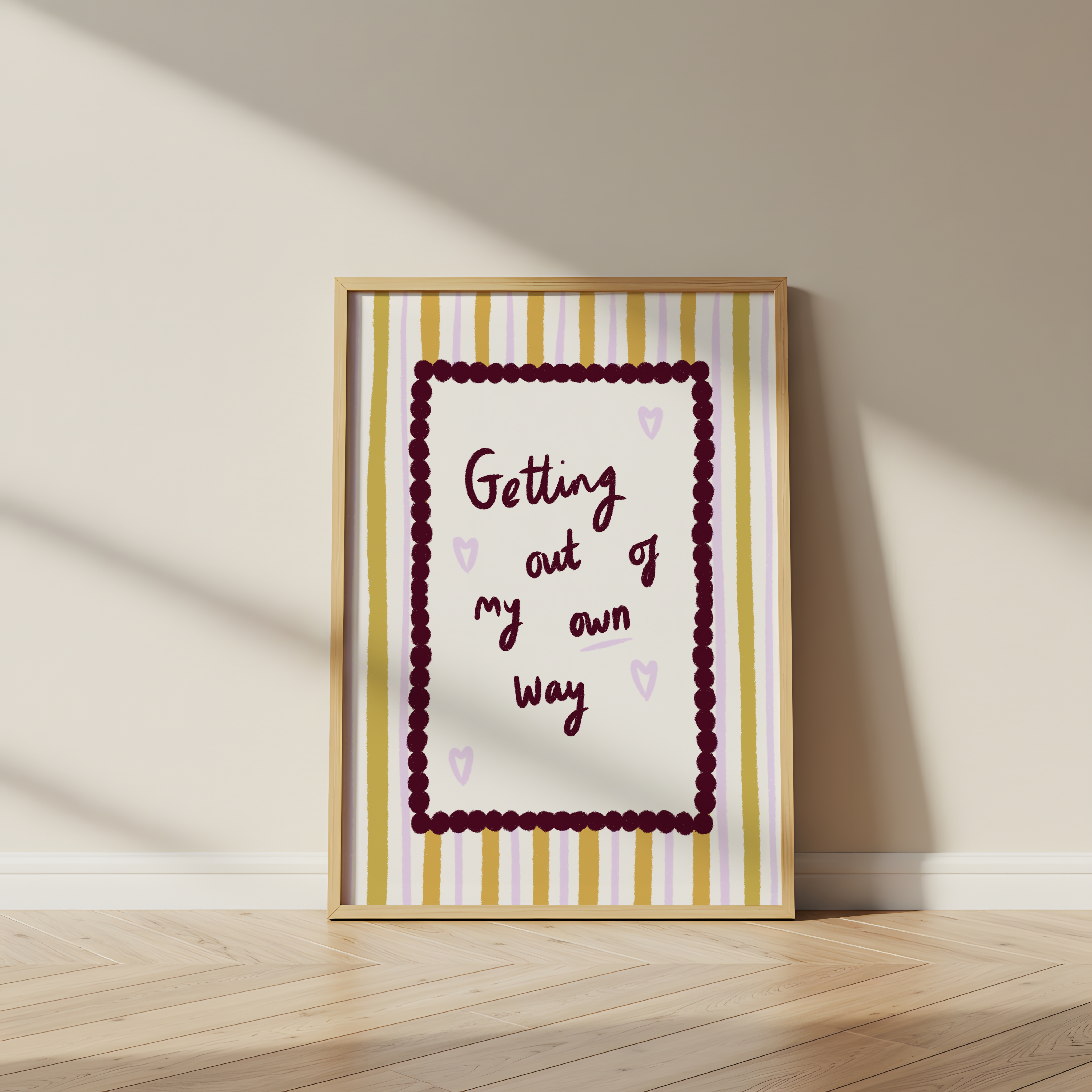Getting Out Of My Own Way A6 Print