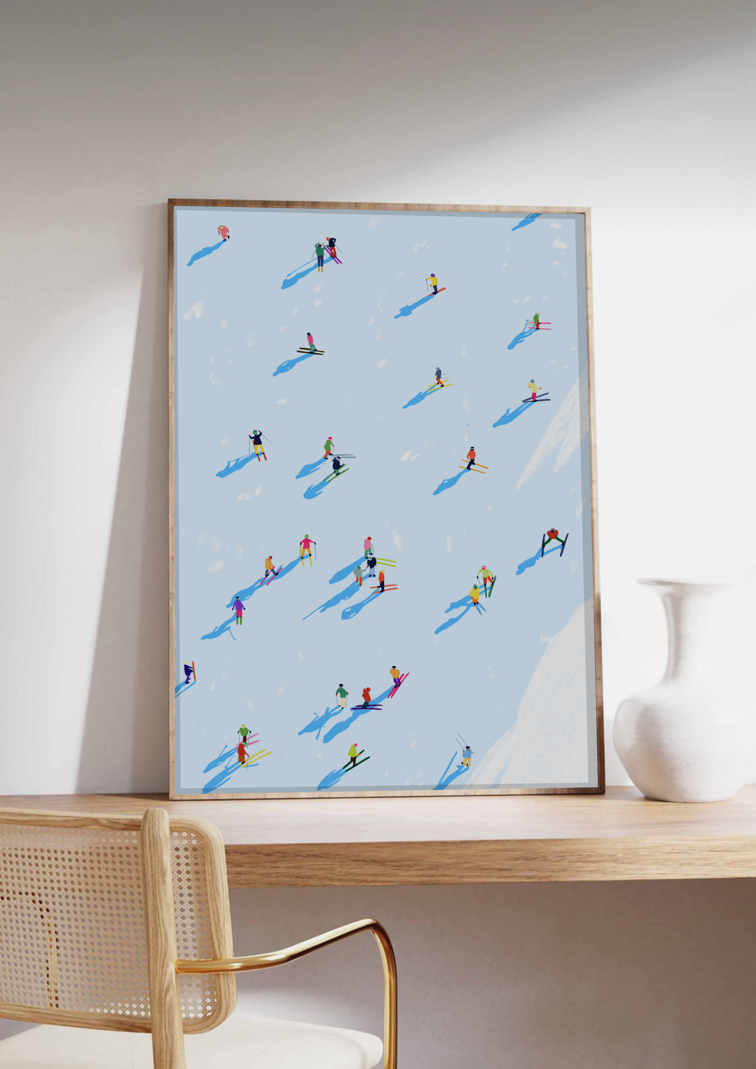 Ski Art Print
