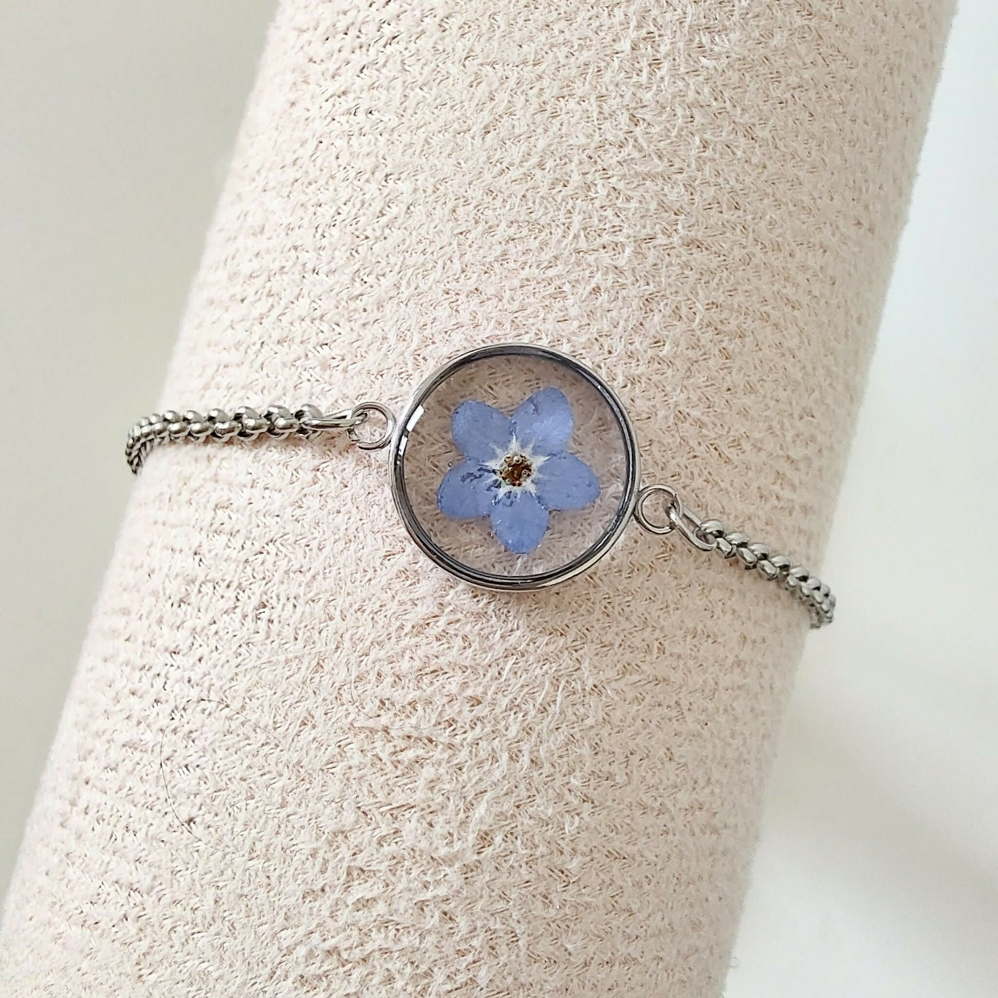 Forget Me Not Bracelet Stainless Steel