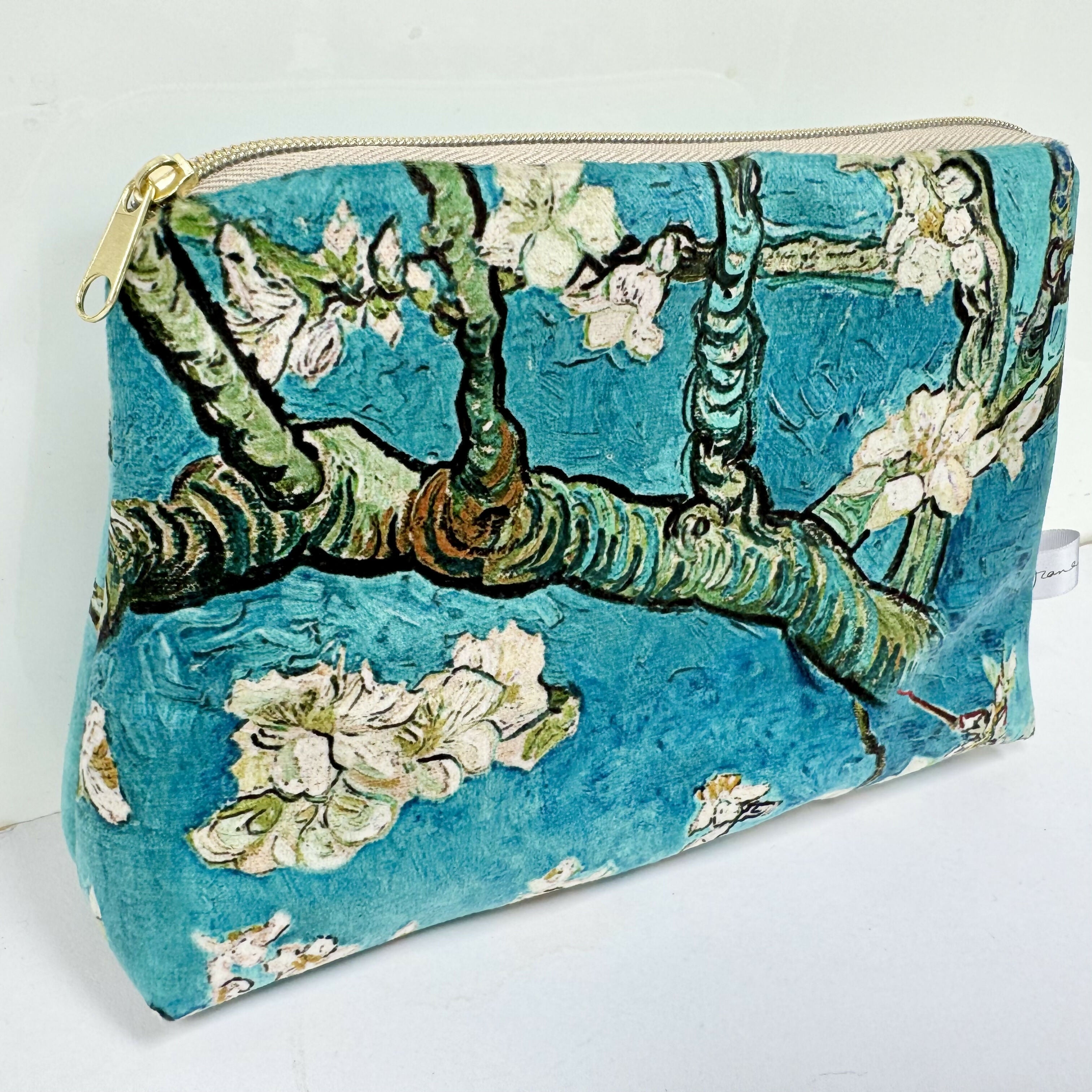 Velvet Pouch - Teal Blossom