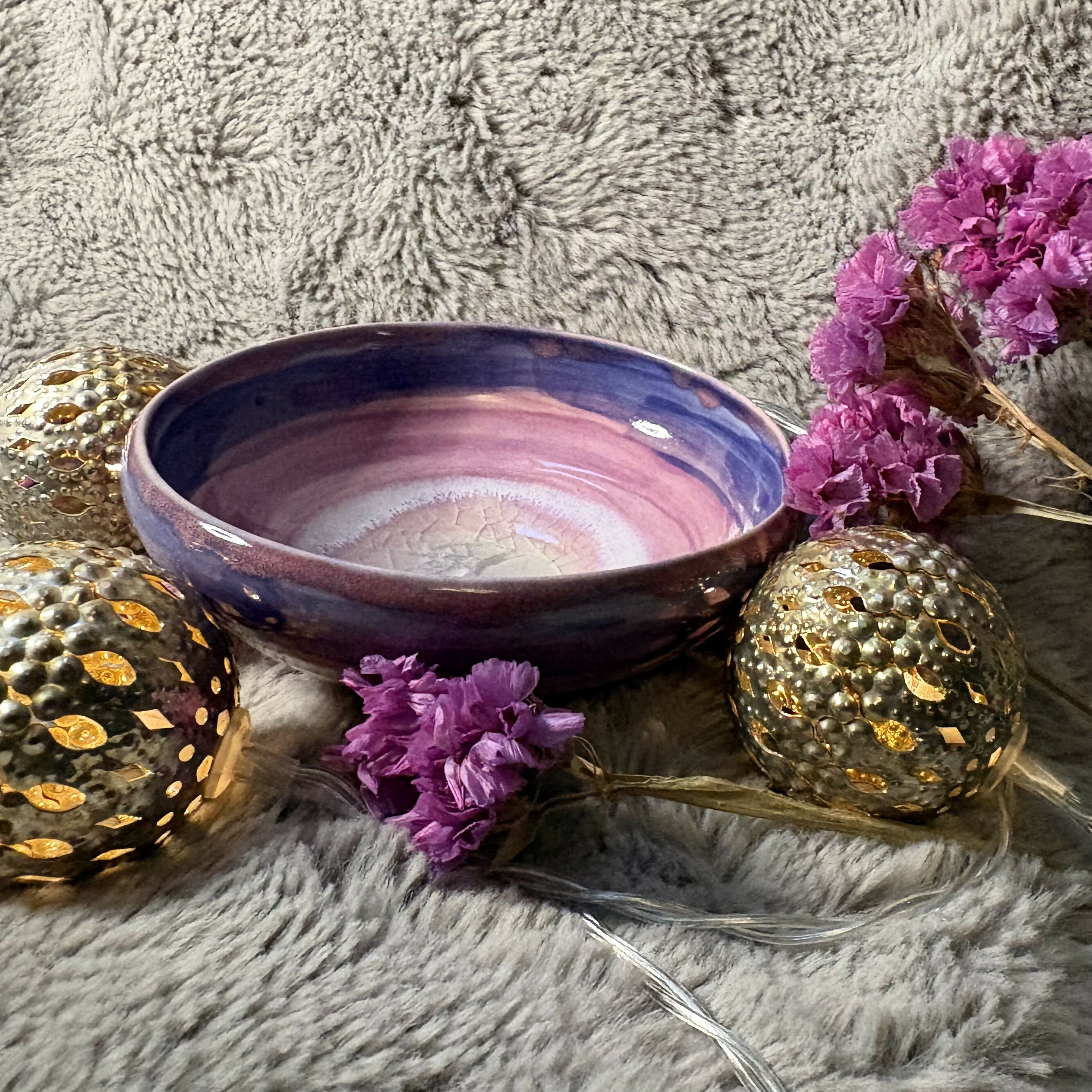 Lavender and Pink Bowl