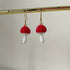 Micro Crochet Mushroom Drop and Dangle Earrings