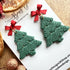 Polymer Clay Christmas Earrings / Handmade Festive Dangles / Xmas Jewellery