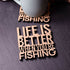 Life is Better When You're Fishing Laser Cut Wooden Coaster