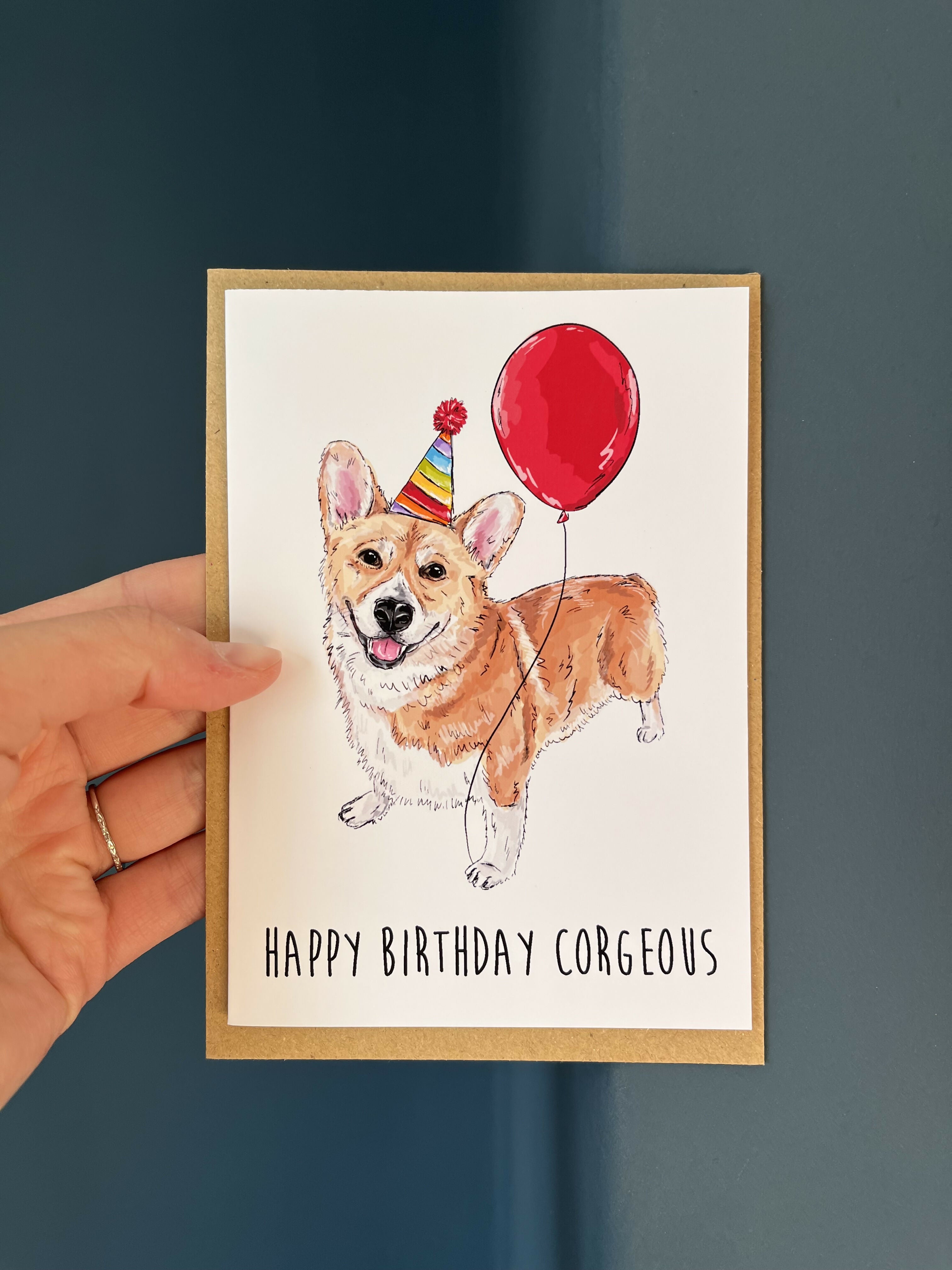 Happy Birthday Corgeous Greetings Card