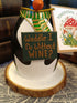 Handmade Wooden Holiday Penguin Figurine - "Waddle I Do Without Wine?"