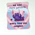 LGBTQ Cat Vinyl Sticker | We Add More Genders