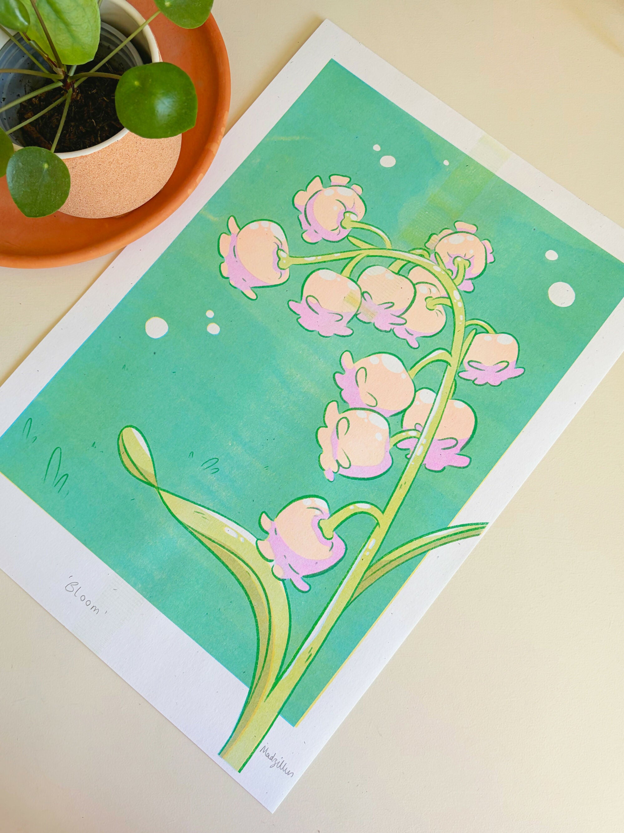 Bloom Riso Print