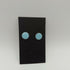 Pale Blue Circle Stud Enamel Earings