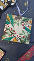 Mini Canvas Foliage Christmas Decoration