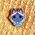 Moody Cat Wooden Pin