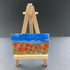 Poppies Mini Oil Painting On Canvas Fridge Magnet