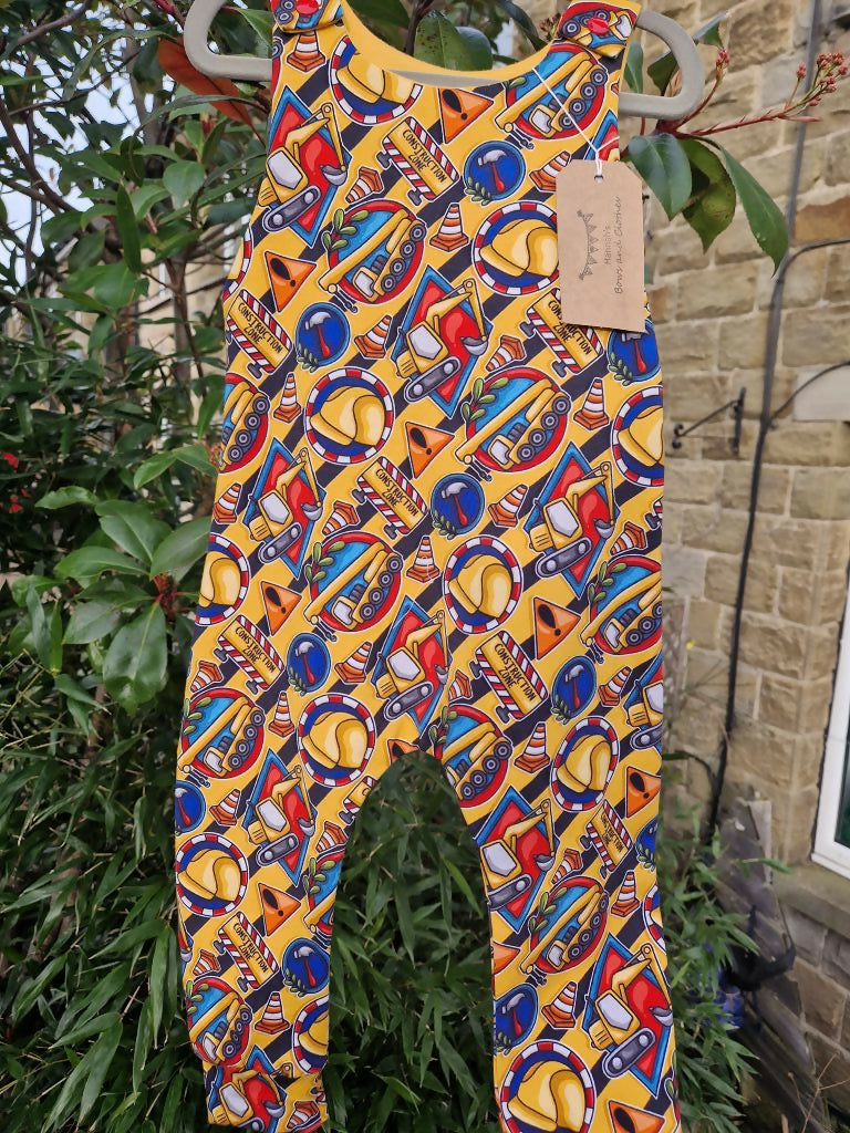 CONSTRUCTION ZONE ROMPER 6-12 months