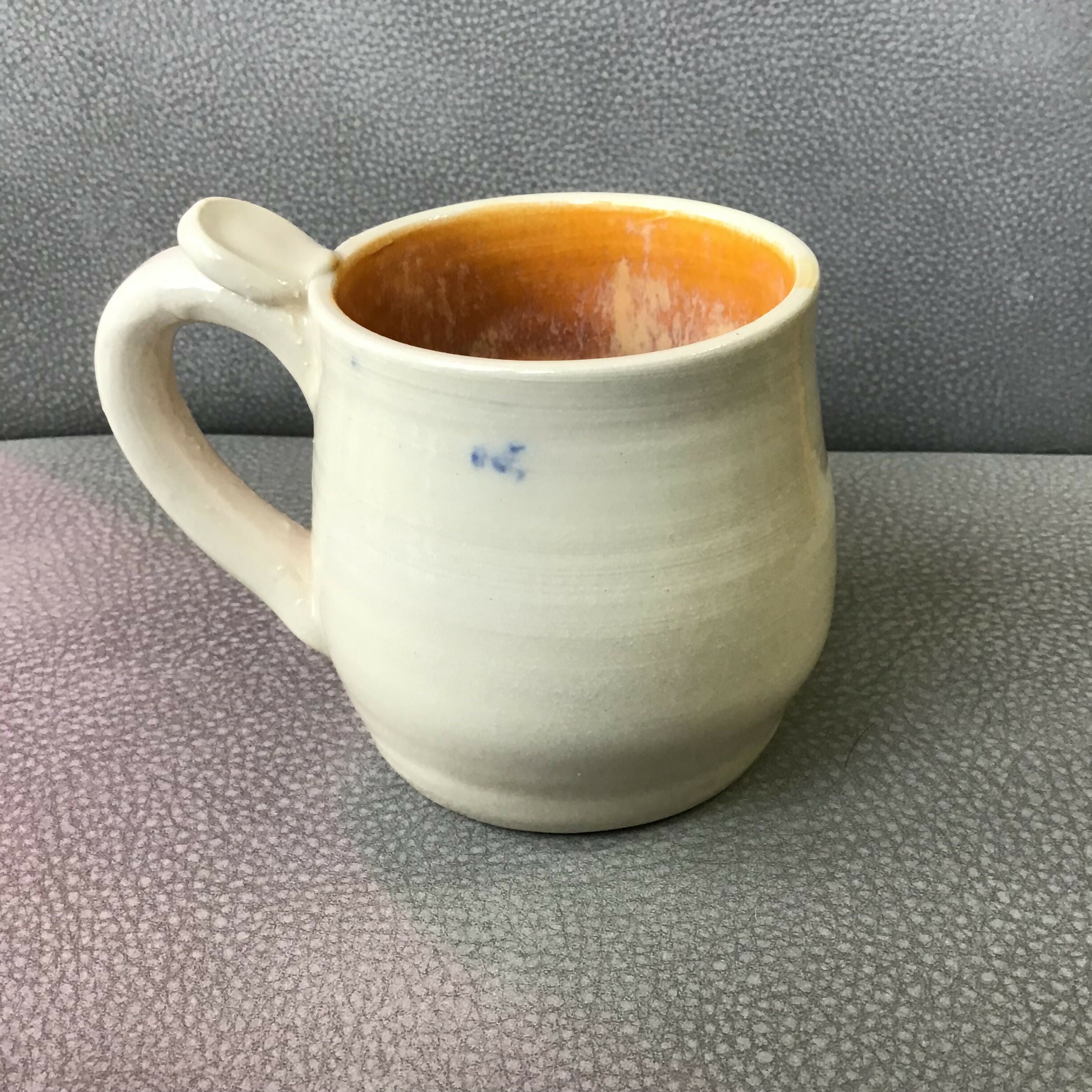 Handpainted Stoneware Fox Mug