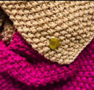 CHUNKY SUPERSOFT 2-COLOUR SCARF