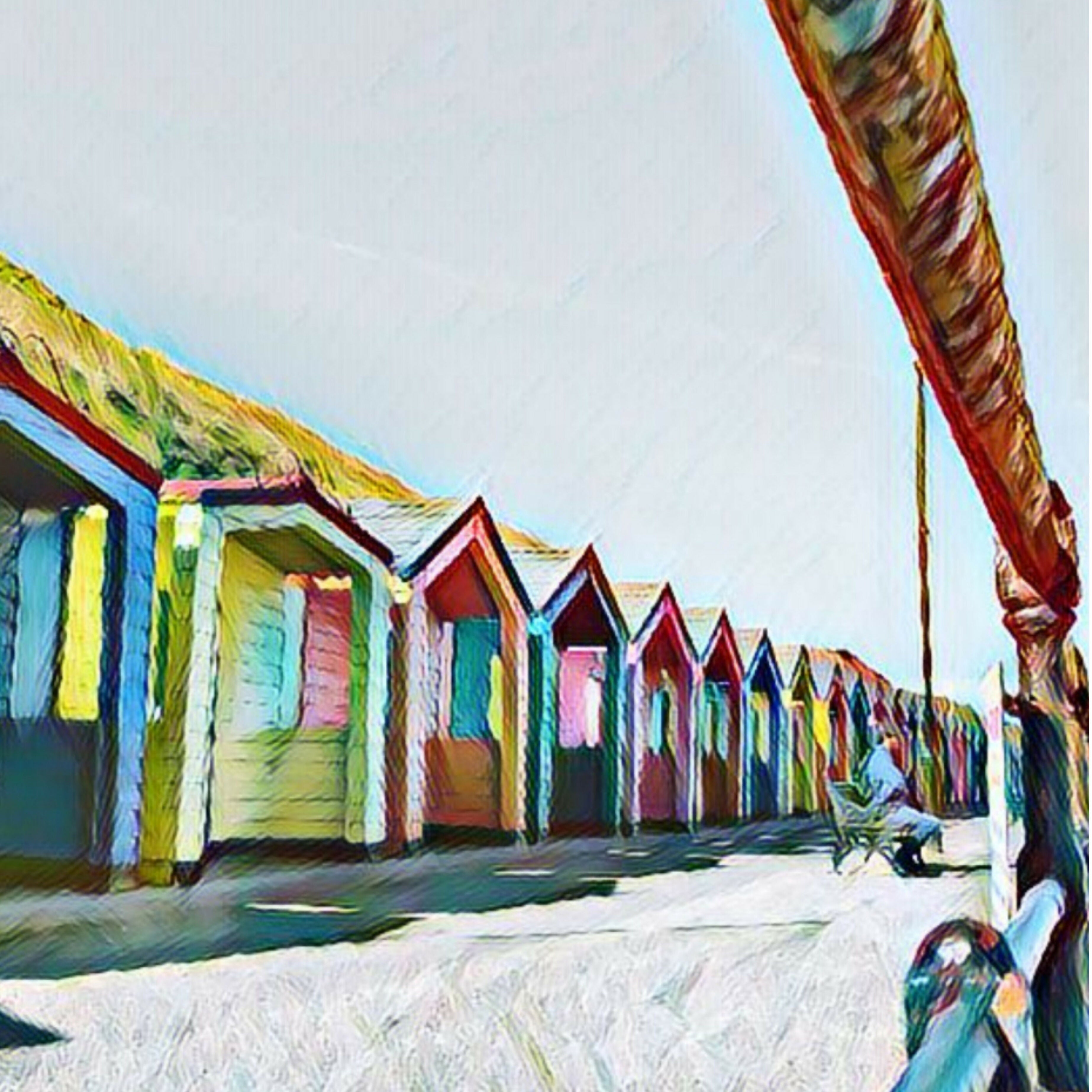 Beach Huts coaster for mock up