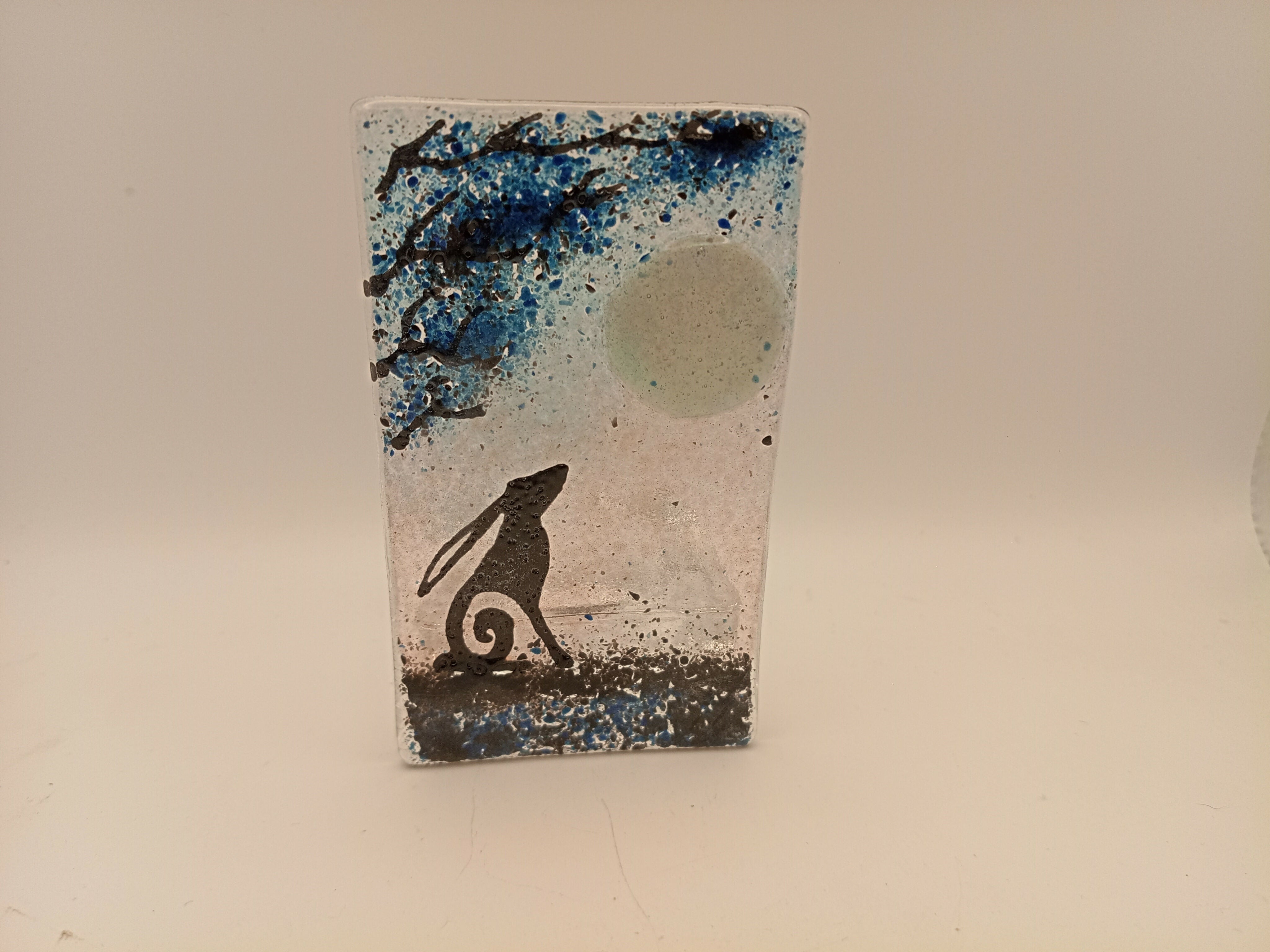 Moon Gazing Hare Tealight