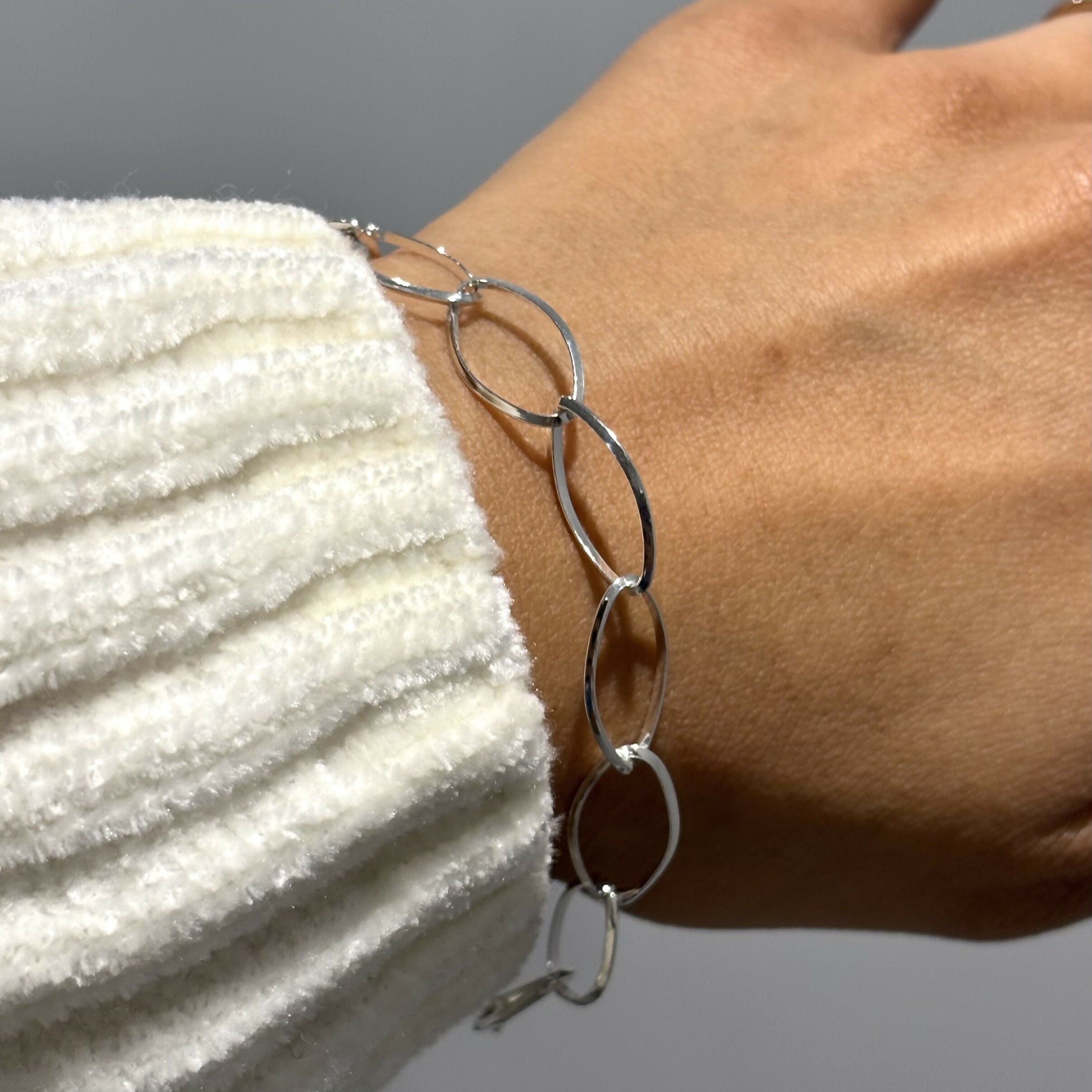 Sterling Silver Links Bracelet