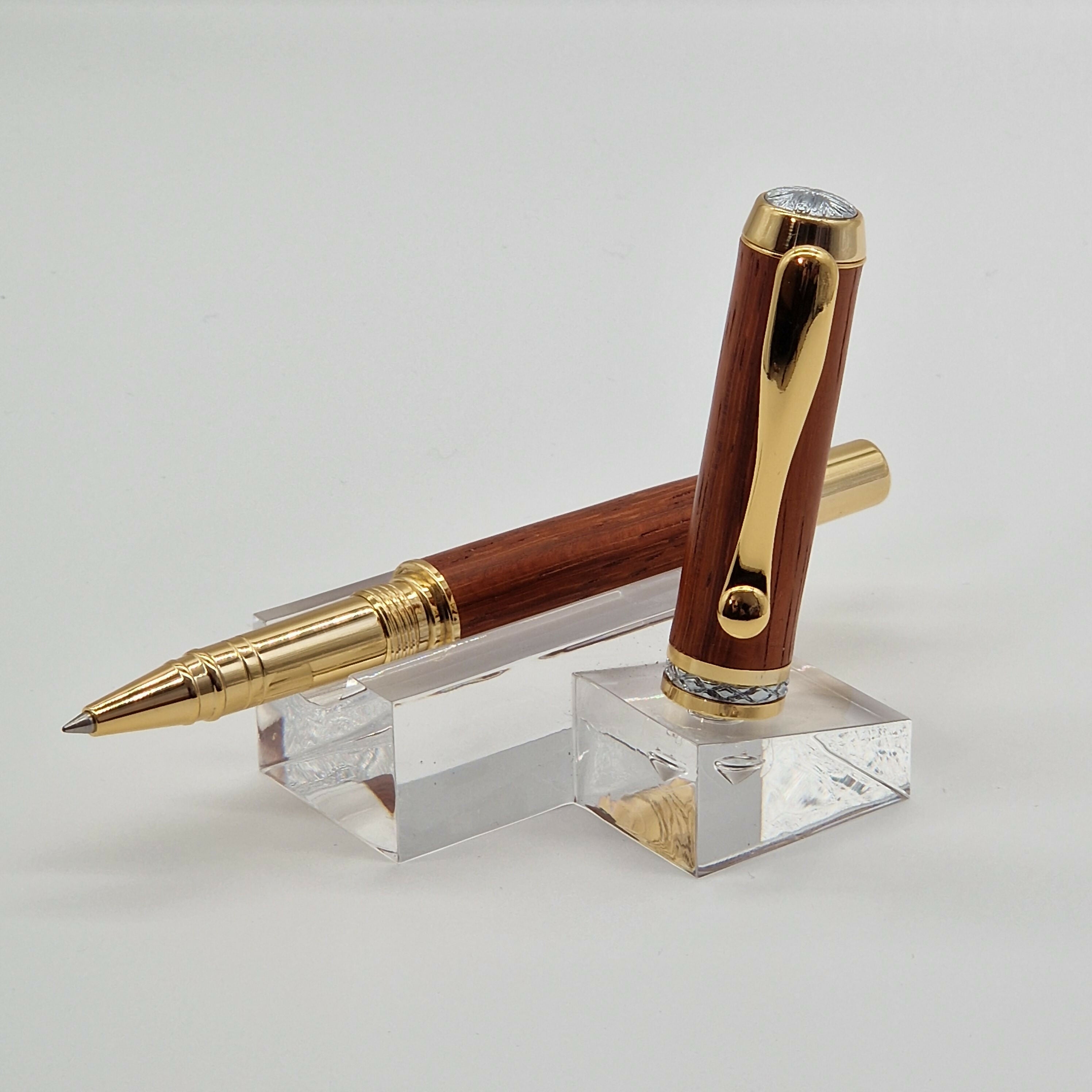 Hand Turned Rollerball pen made from Padauk Wood