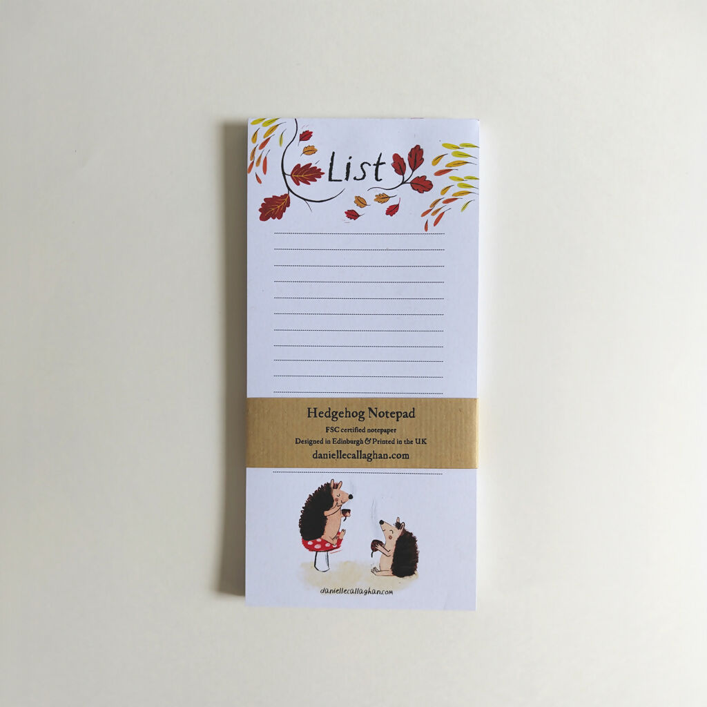 Hedgehog List Notepad