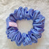 Blue Silk Handmade Scrunchie