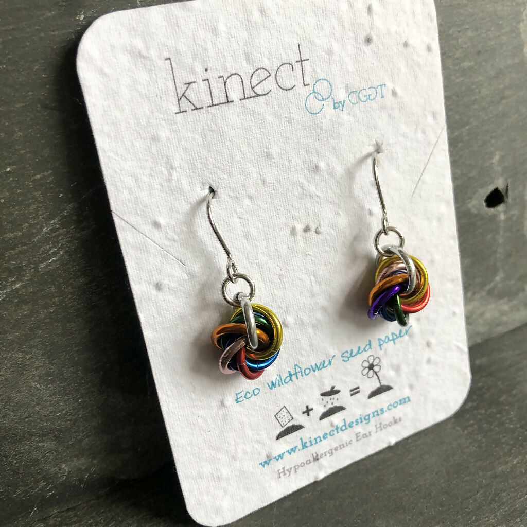Hypoallergenic Boho Rainbow earrings