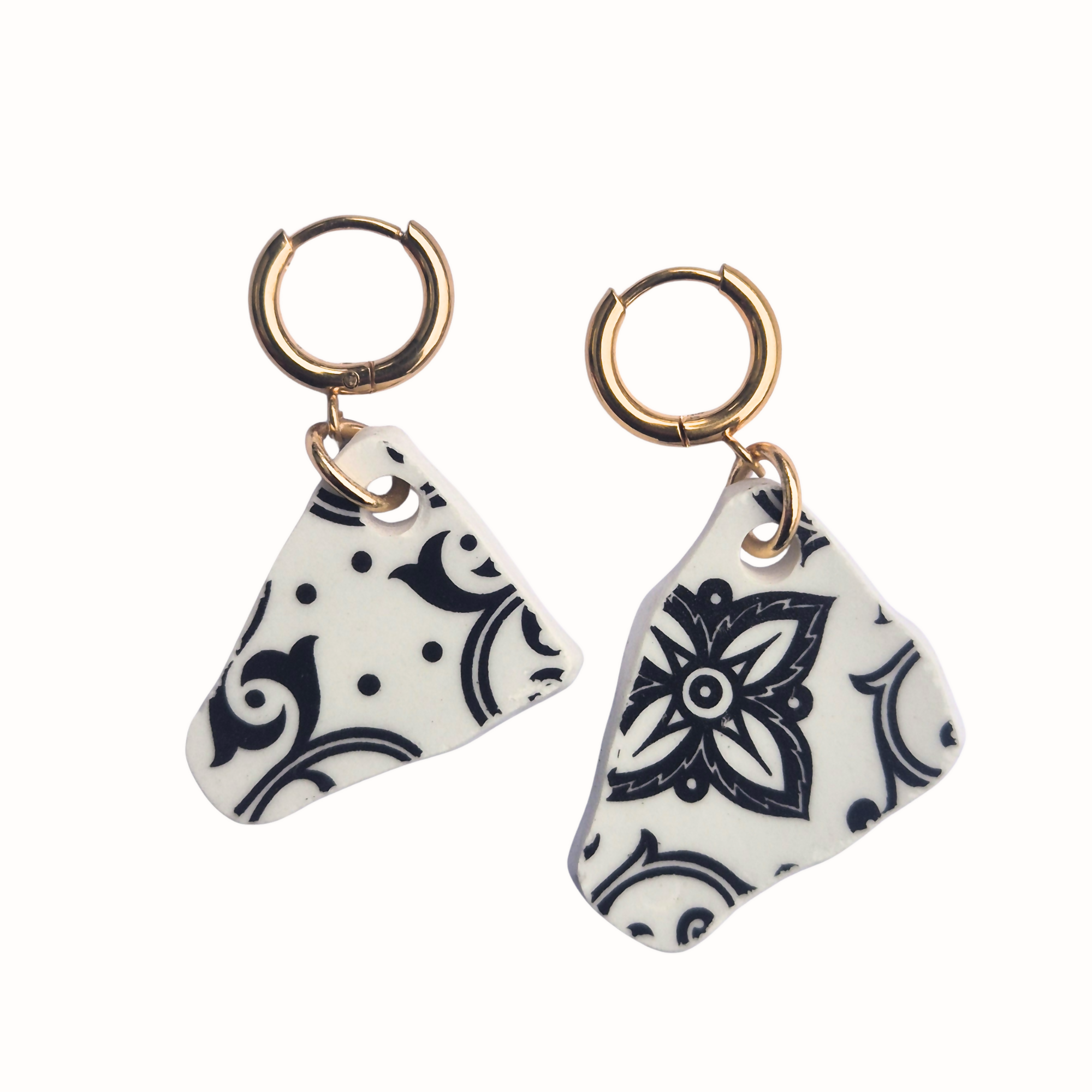 Recycled Ceramic Earrings
