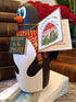 Handmade Wooden Skiing Penguin Festive Figurine – "Christmas On The Piste!" Holiday Decor