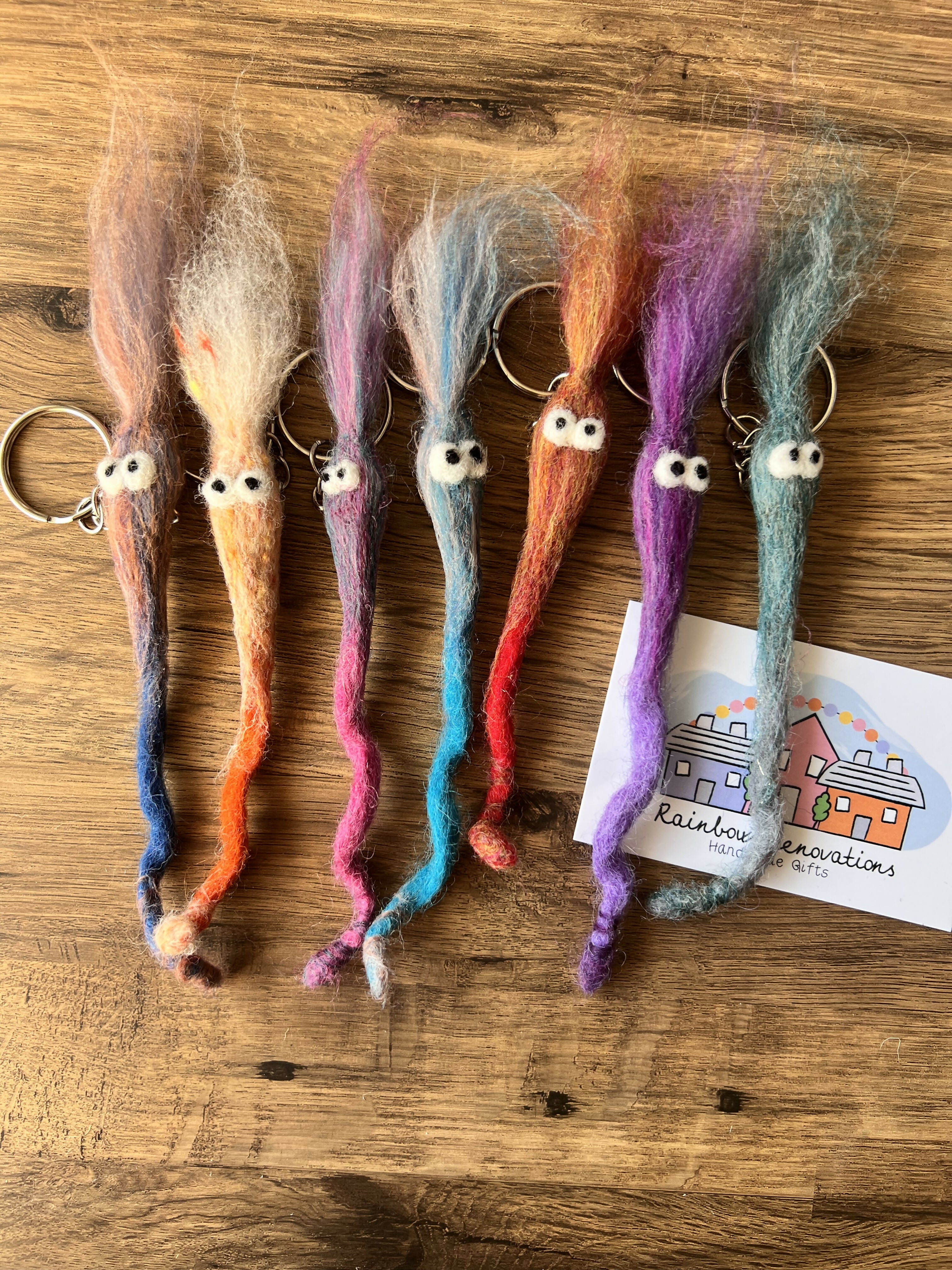 Woolly Worm Keyring